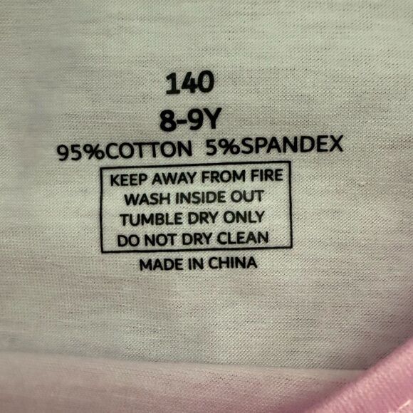 Pink Corgi Pajama Set with Cartoon Design and Daisies 3 Piece Set Size 8 - 9 Y - Picture 4 of 12